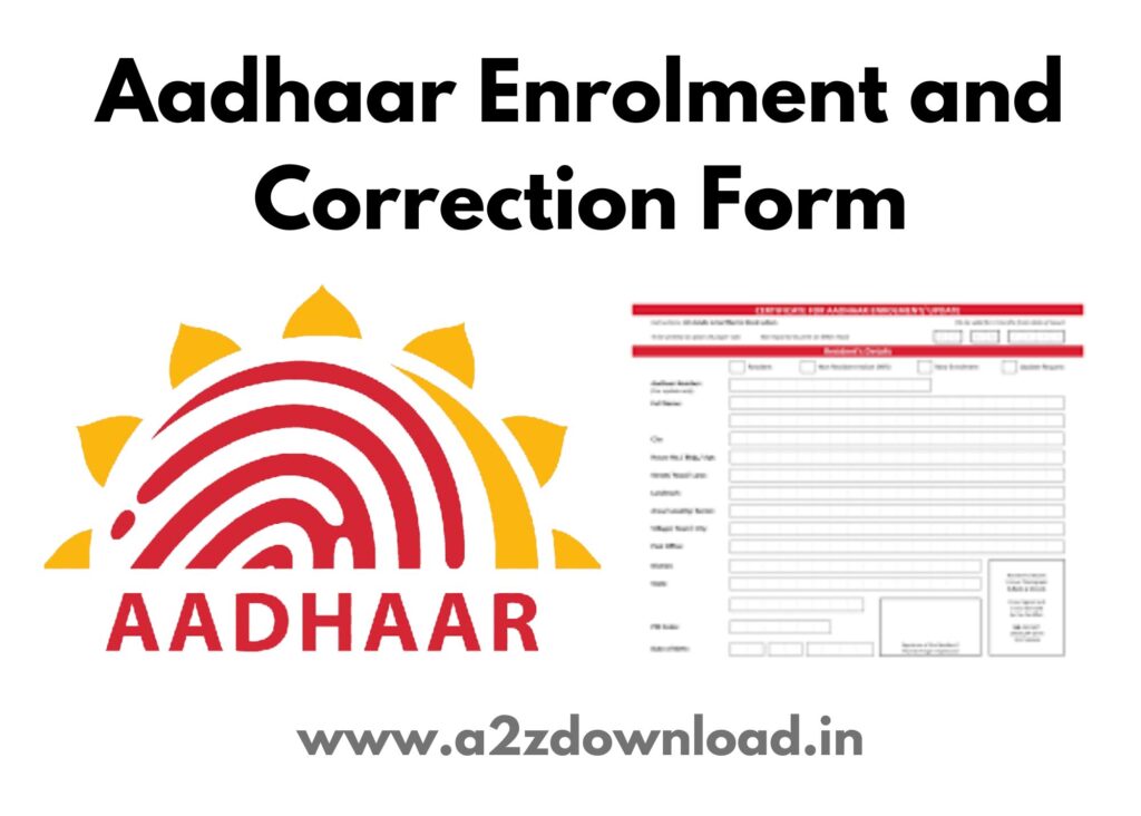 Aadhaar Correction