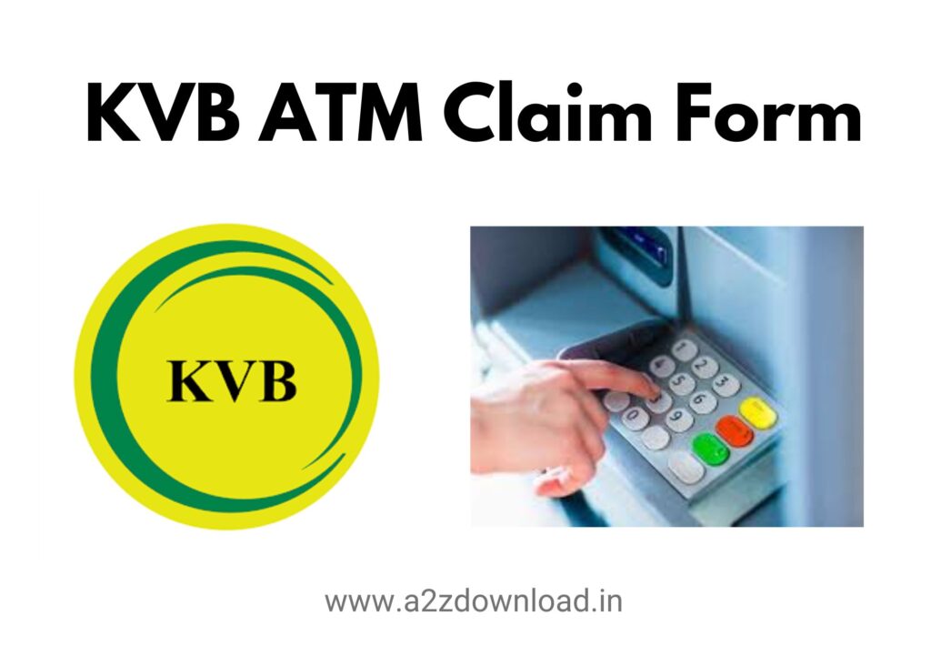 KVB ATM Claim Form